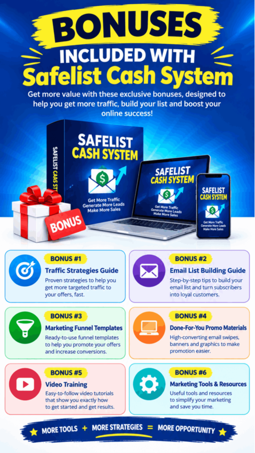 Safelist Cash System – Generate Traffic and Capture Leads